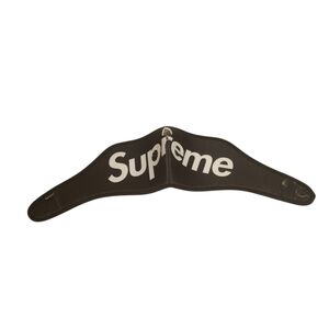 Supreme Logo Face Mask Covering Black / White Used